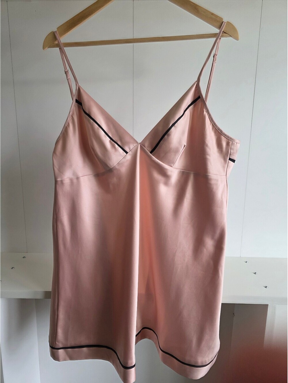 Fredericks of Hollywood Harrietta Babydoll Peachy Pink Satin Lingerie size XL